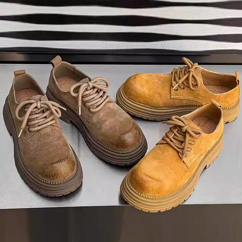 Leatherwork Boots - Botas de camurça de cano baixo