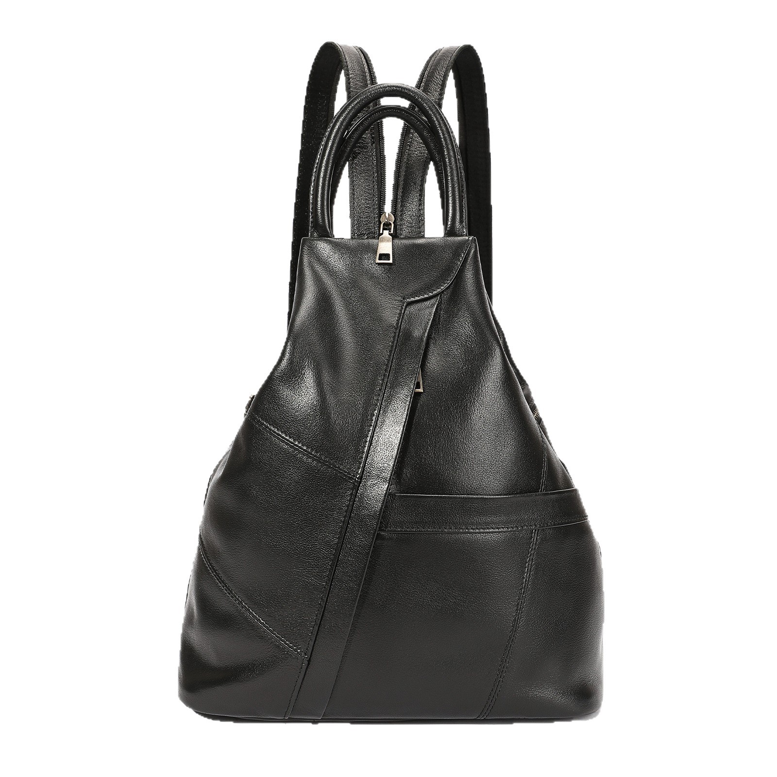 Leather Work Rucksack - Mochila de Couro de Grão Integral
