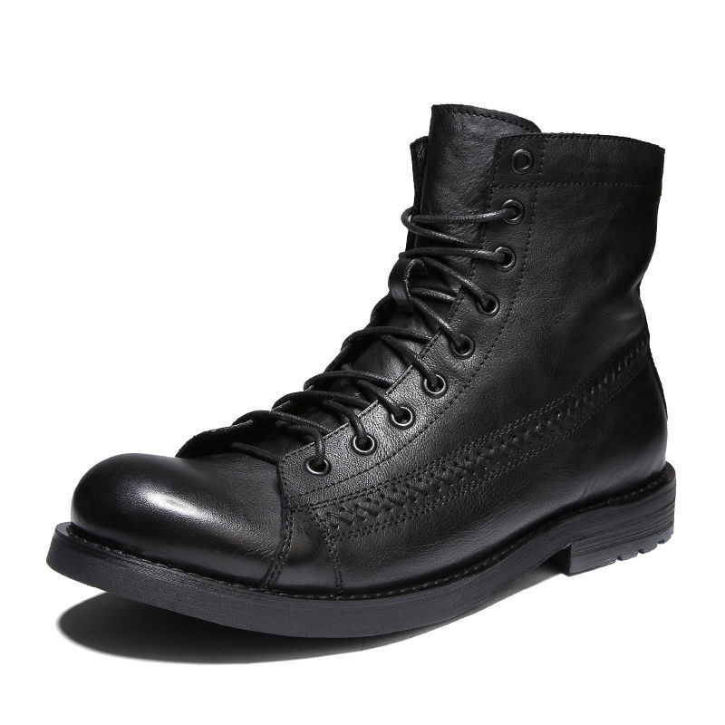 Leather Work Fabric - Botas Masculinas Clássicas de Couro Artesanais