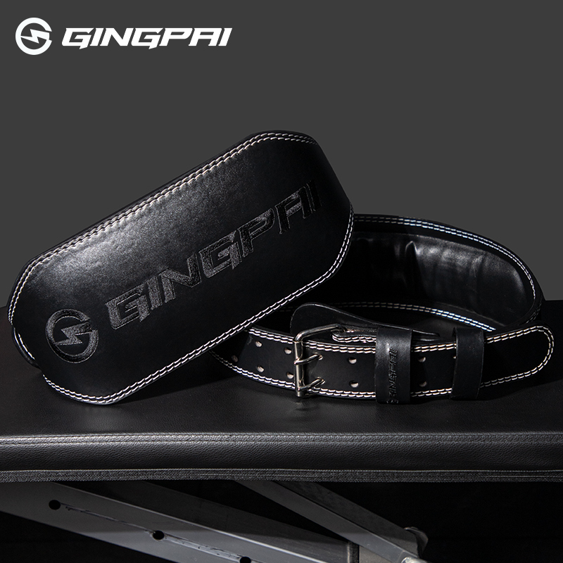 Leather Workout Belt - Cinto de levantamento de peso de