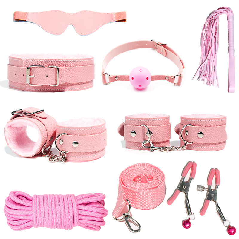 Leatherwork Tools - 6-10 pçs/set bondage sexual algema chicote