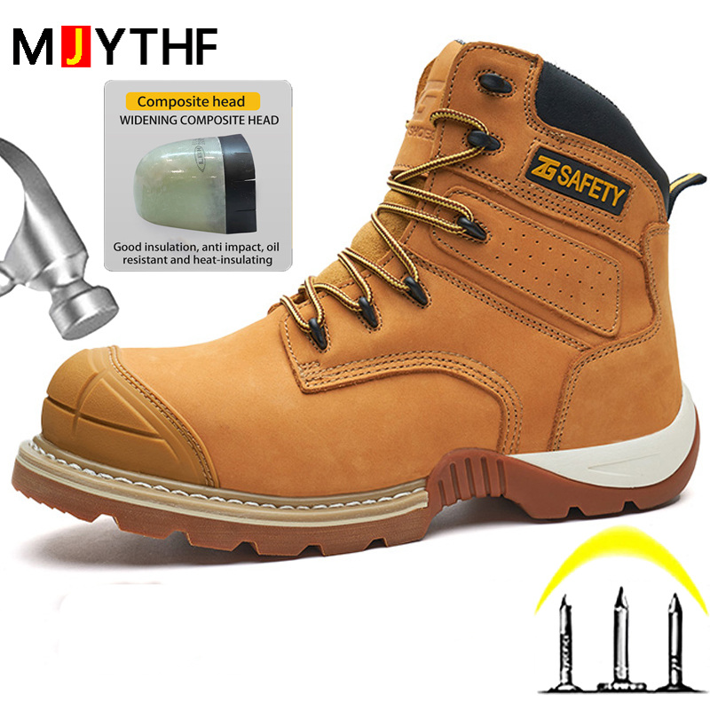 Leather Work Fabric - Botas de Segurança em Couro com
