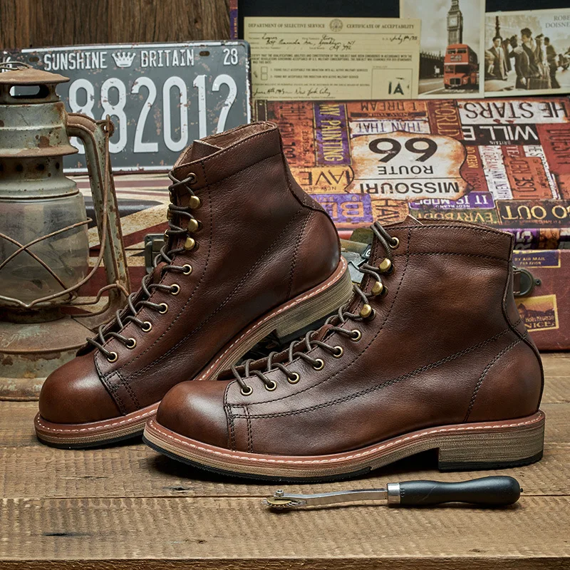 Botas masculinas artesanais br - Leatherwork Tools avaliação e preço