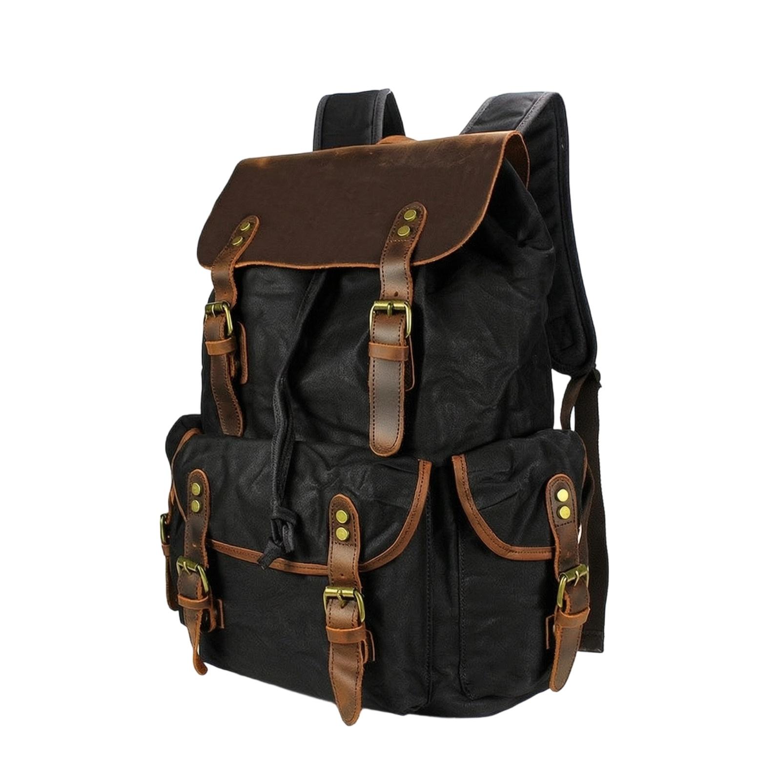 Mochila de Lona Encerada Duráv - Leather Work Rucksack avaliação e preço