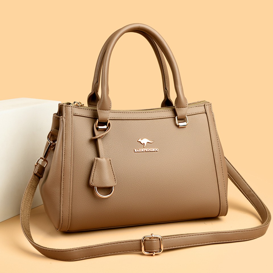 Bolsa Transversal de Ombro em  - Leather Work Handbag avaliação e preço