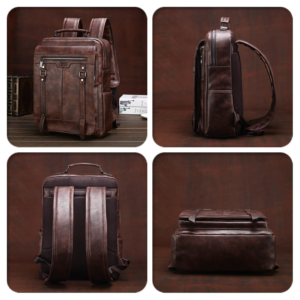 Mochila de Couro Masculina Jee - Leather Work Rucksack avaliação e preço