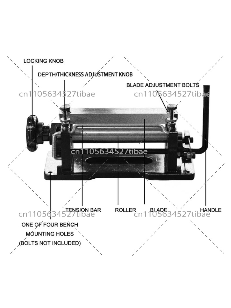 Máquina Manual de Desbastar Co - Skiver Leather Thin avaliação e preço