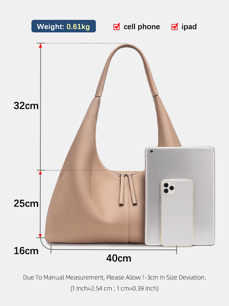 Zency bolsa tote de couro genu - Leather Work Handbag avaliação e preço