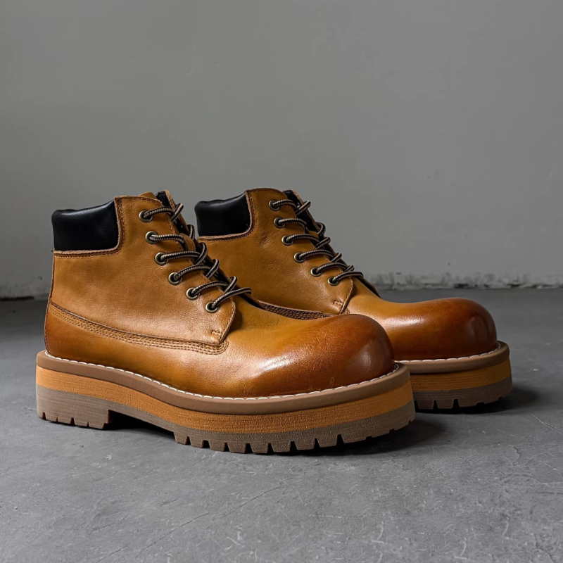 Botas masculinas estilo britân - Leatherwork Boots avaliação e preço