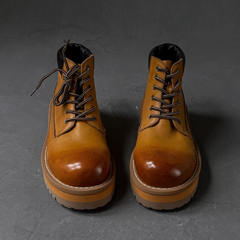 Botas masculinas estilo britân - Leatherwork Boots avaliação e preço