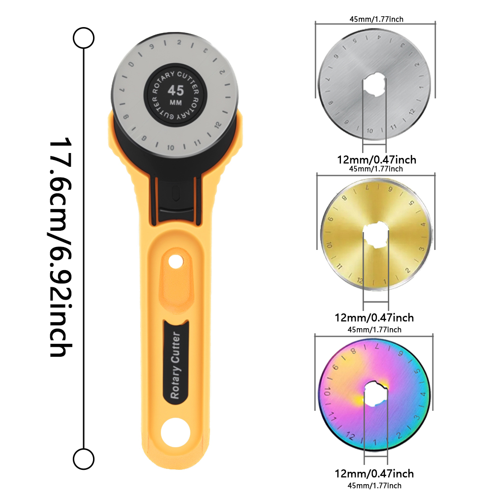 Cortador de tecido rotativo 45 - Leatherwork Tools avaliação e preço