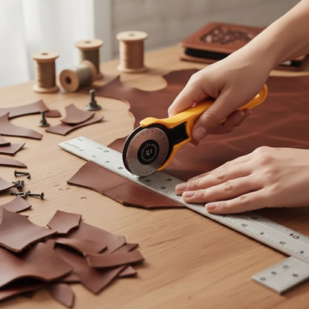 Cortador de tecido rotativo 45 - Leatherwork Tools avaliação e preço