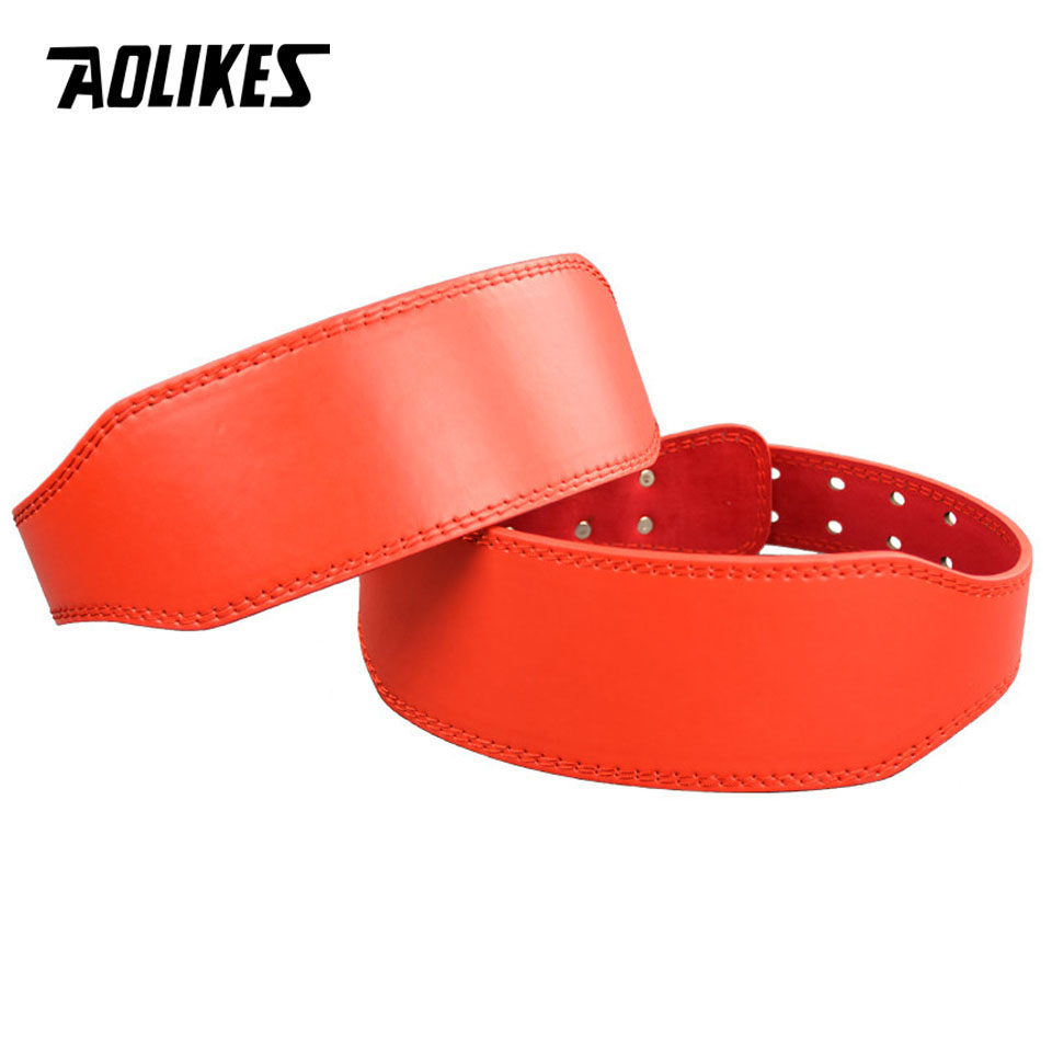 Aolikes novo cinto de levantam - Leather Workout Belt avaliação e preço