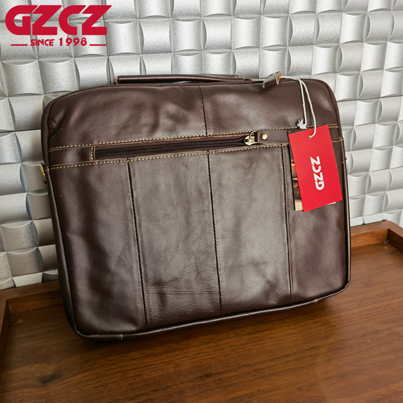 Bolsa Masculina GZCZ para Laze - Leather Work Handbag avaliação e preço