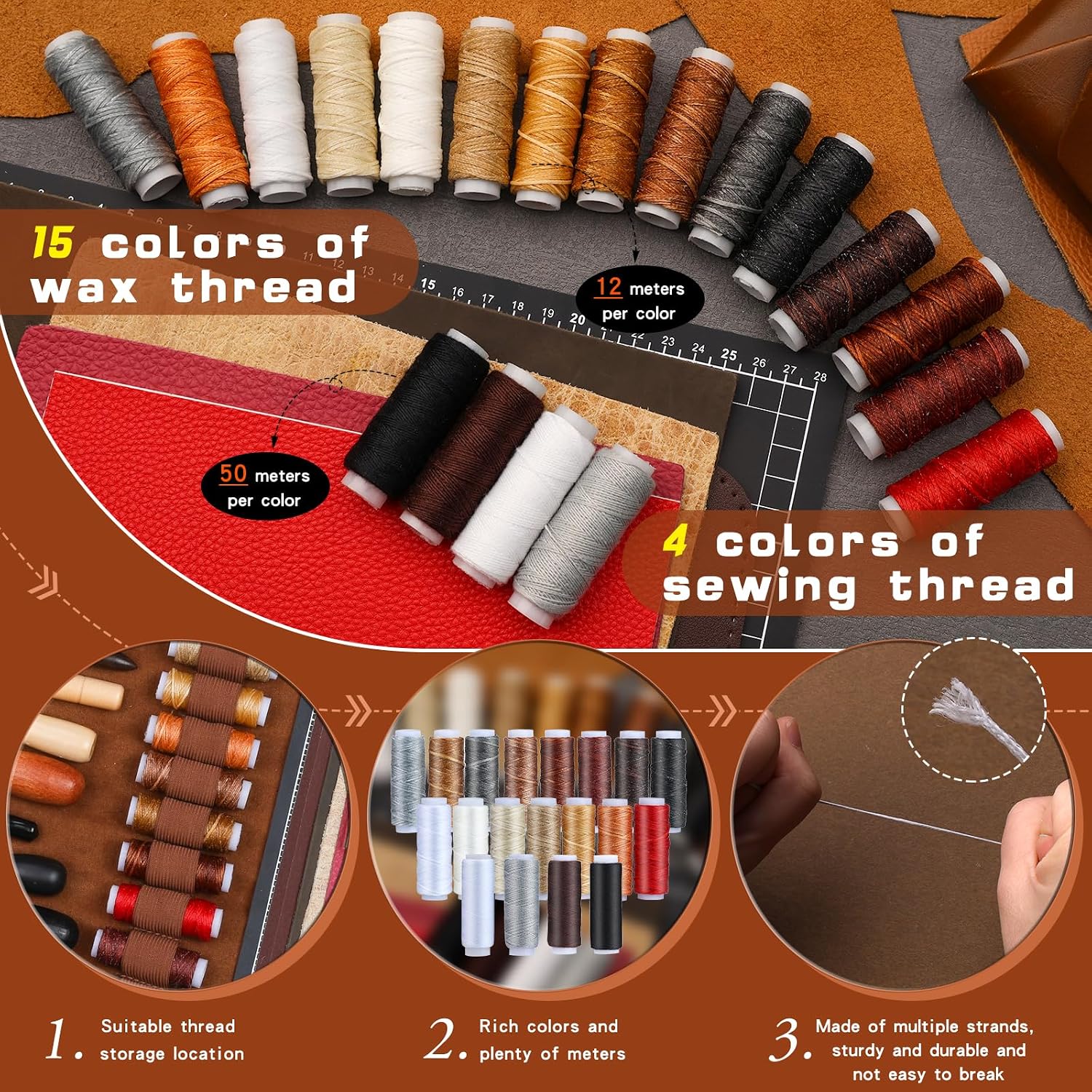 Kit de Ferramentas para Trabal - Leather Work Handbag avaliação e preço