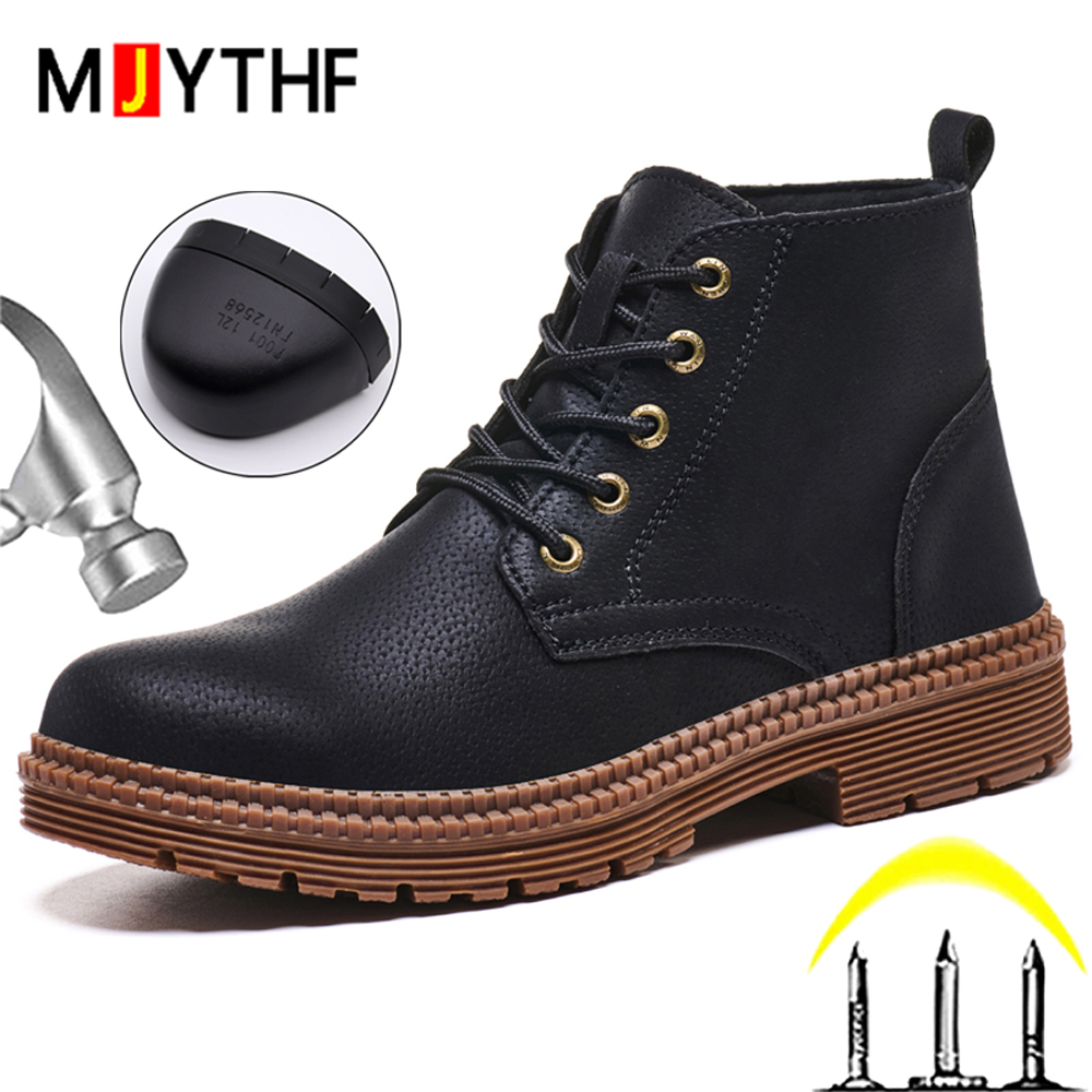 Botas de trabalho à prova d'ág - Leather Work Fabric avaliação e preço