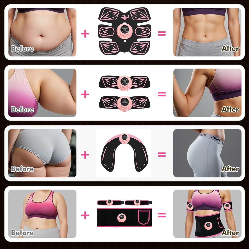 Estimulador muscular EMS - Cin - Leather Workout Belt avaliação e preço