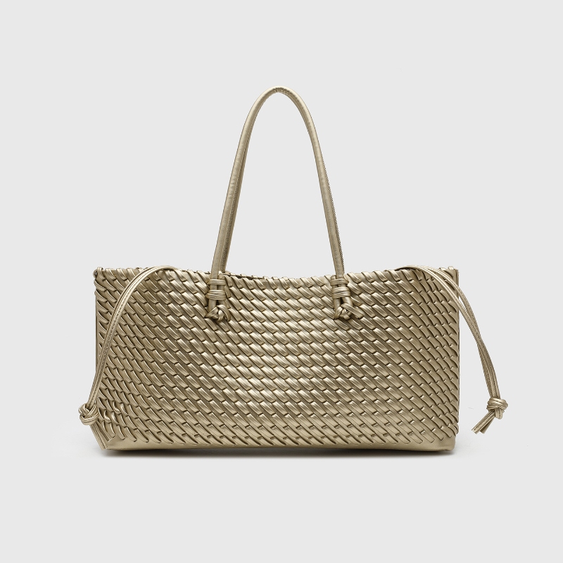 Bolsa Tote de Luxo em PU Tranç - Leather Work Handbag avaliação e preço