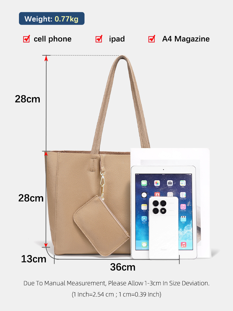 Bolsas Tote Grandes de Couro G - Leather Work Handbag avaliação e preço