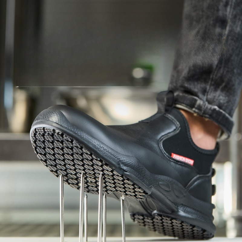 Sapatos de trabalho de cozinha - Leather Work Flats avaliação e preço