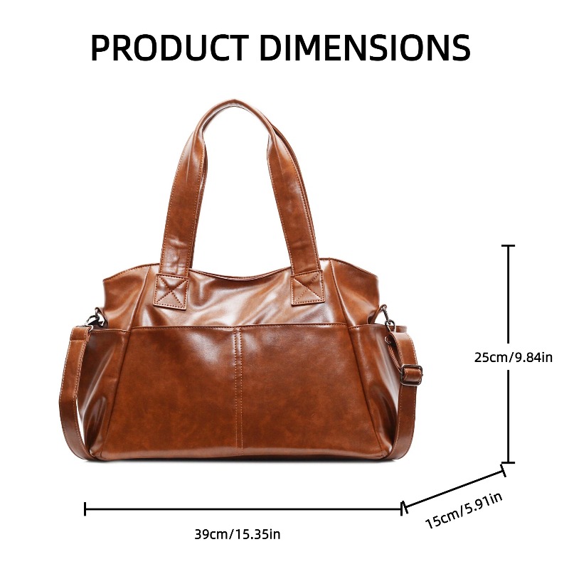 Bolsa de mão feminina retrô de - Leather Work Handbag avaliação e preço