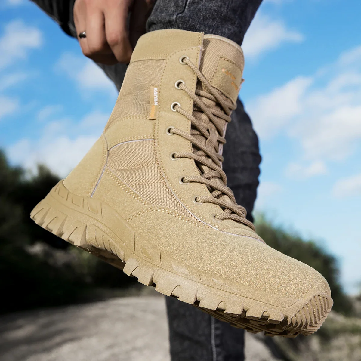 Sapatos de caminhada ao ar liv - Leather Work Fabric avaliação e preço