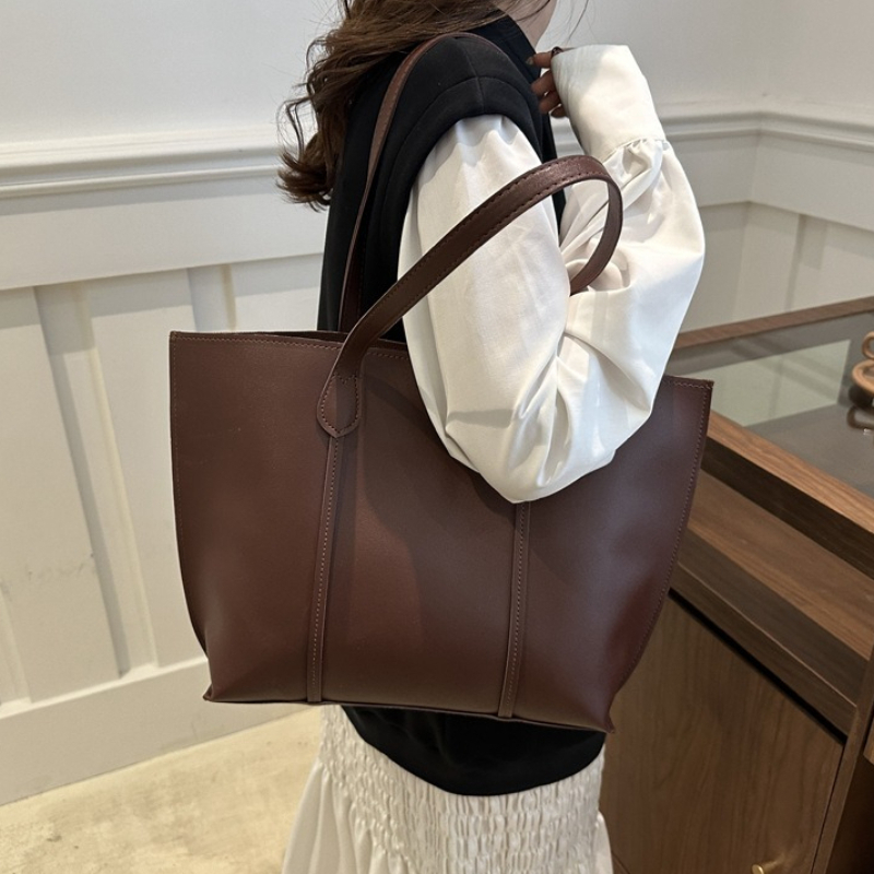 Bolsa de Ombro Retrô em Couro  - Leather Work Bag Laptop avaliação e preço