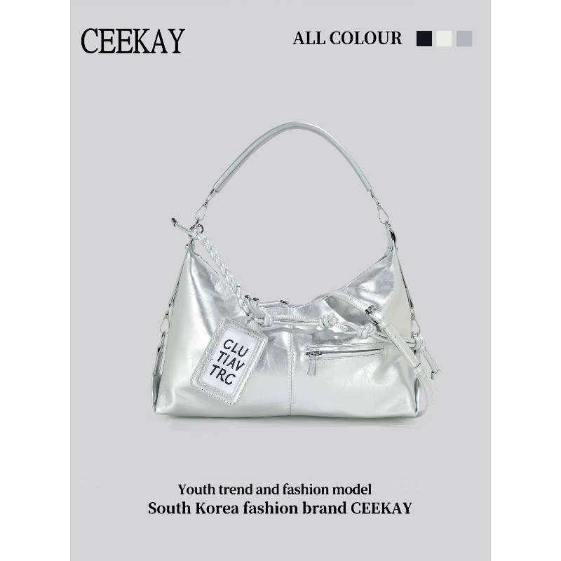 Bolsa Hobo de Couro Brilhante  - Leather Work Handbag avaliação e preço