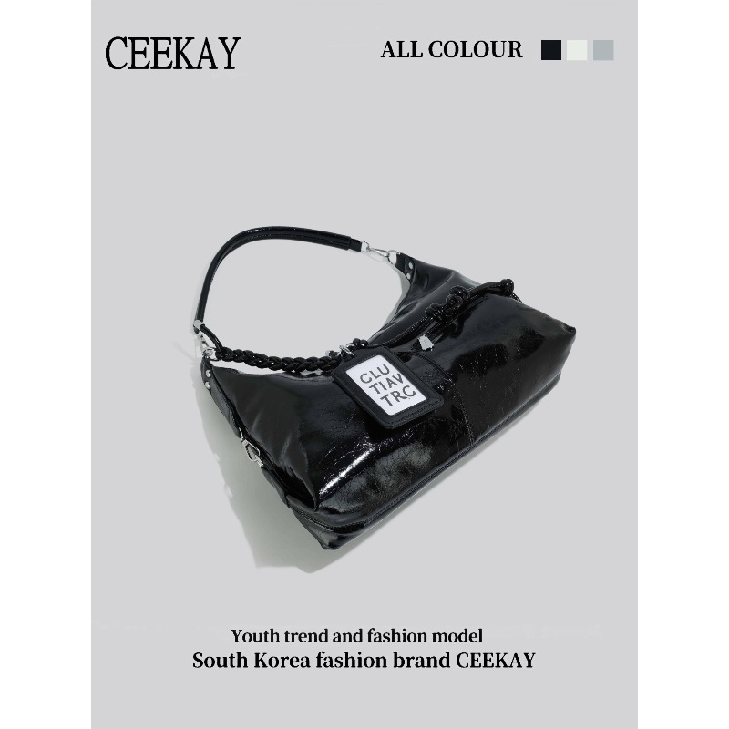 Bolsa Hobo de Couro Brilhante  - Leather Work Handbag avaliação e preço