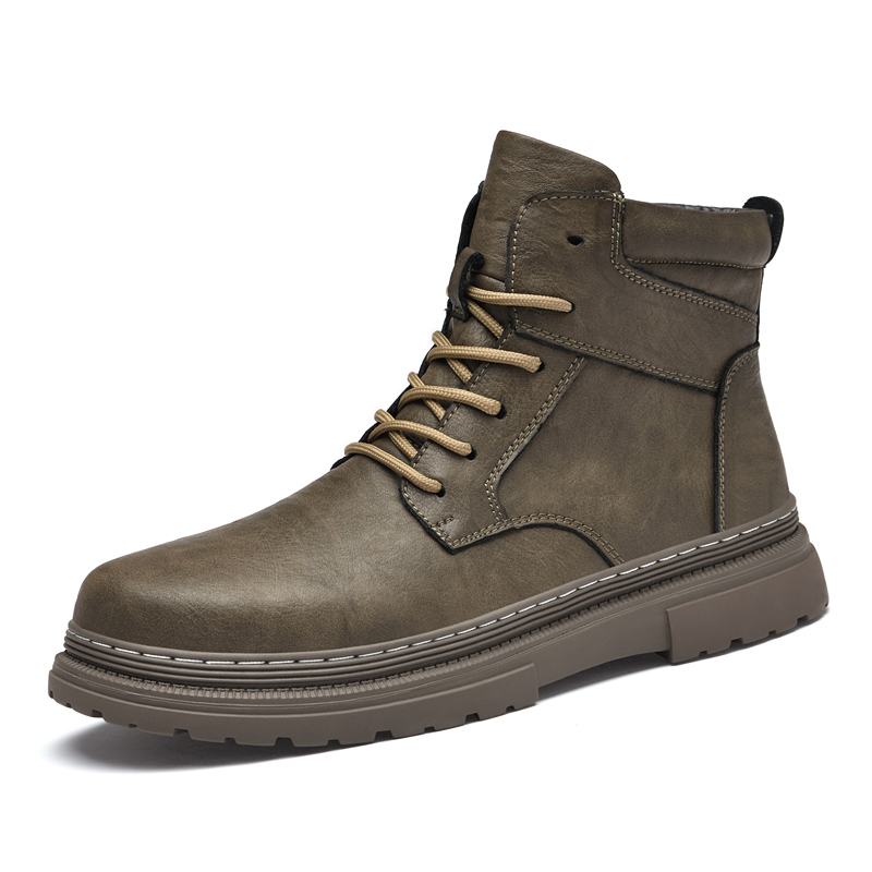 Inverno quente sapatos de cour - Leatherwork Boots avaliação e preço