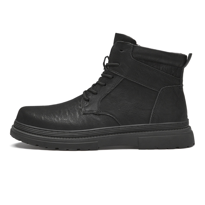 Inverno quente sapatos de cour - Leatherwork Boots avaliação e preço