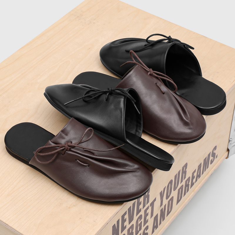 Novos Chinelos Masculinos Conf - Leather Work Flats avaliação e preço