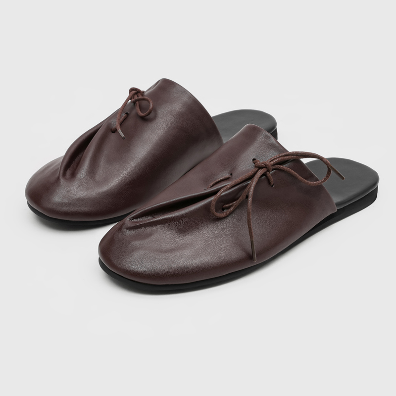 Novos Chinelos Masculinos Conf - Leather Work Flats avaliação e preço