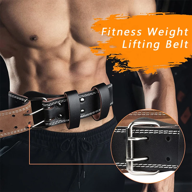 Cinto de levantamento de peso  - Leather Workout Belt avaliação e preço