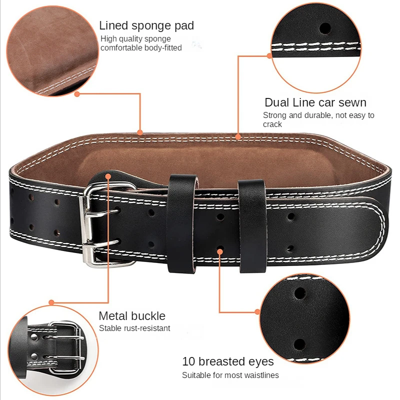 Cinto de levantamento de peso  - Leather Workout Belt avaliação e preço