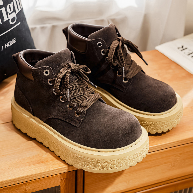 Botas masculinas de camurça de - Leatherwork Boots avaliação e preço
