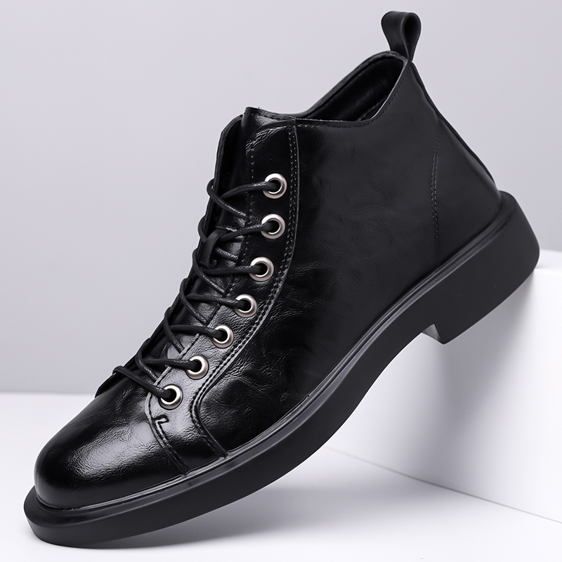 Botas de Couro Retro Britânica - Leather Work Fabric avaliação e preço