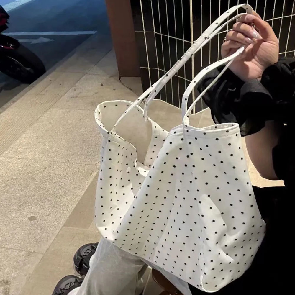 Bolsa de Lona Nova com Grande  - Leather Work Handbag avaliação e preço
