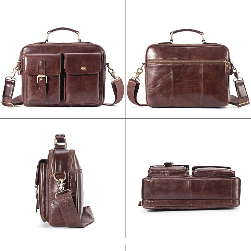 Nova marca de couro do mensage - Leather Work Handbag avaliação e preço