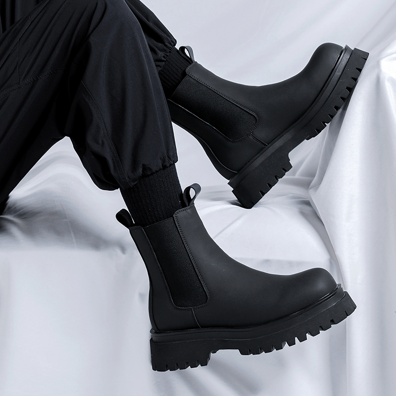 Botas Chelsea de Cano Alto Pre - Leather Work Flats avaliação e preço