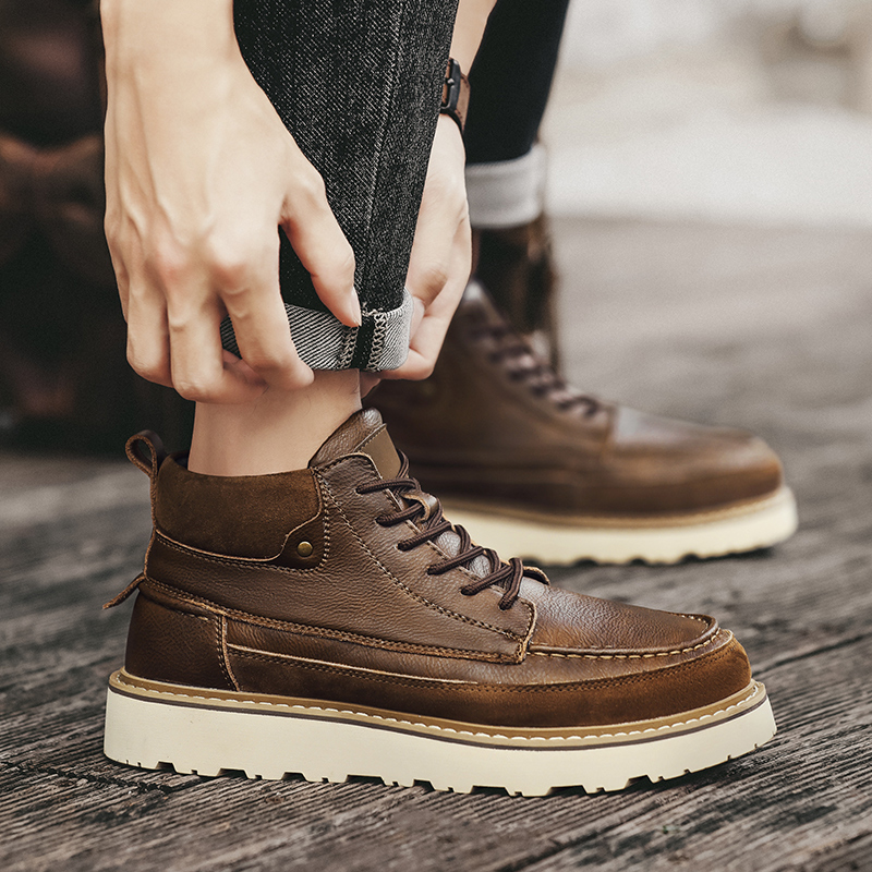 Botas de Trabalho Masculinas M - Leatherwork Boots avaliação e preço