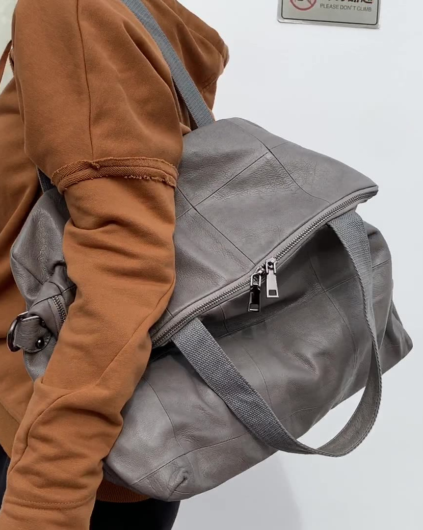 Bolsa tote de grande capacidad - Leather Work Handbag avaliação e preço