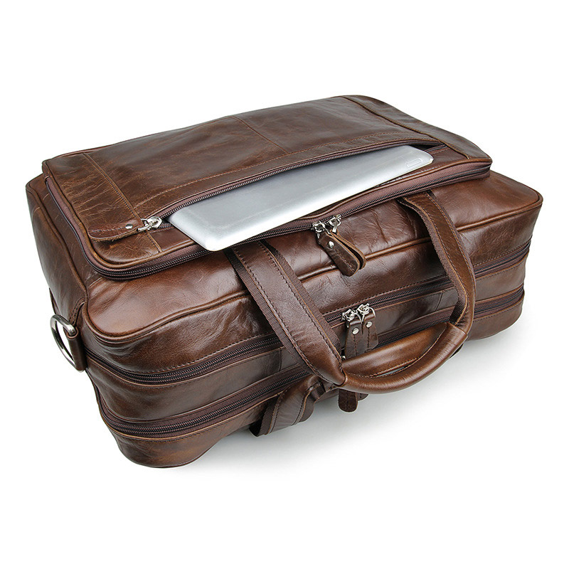 LACHIOUR Bolsa de couro genuín - Leather Work Handbag avaliação e preço
