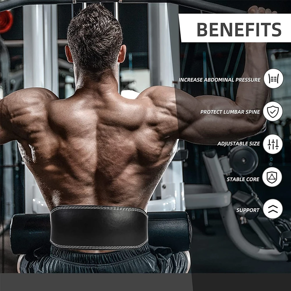 Cinto de levantamento de peso  - Leather Workout Belt avaliação e preço